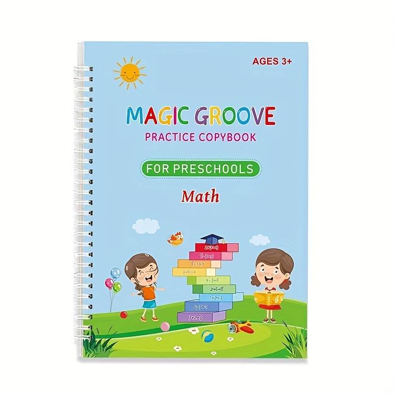 Math Layout For Copy Book Math Magic Groove Calligraphy Copybook